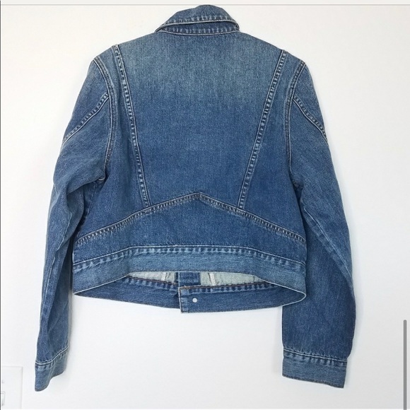 WOMENS REFORMATION DIXON DENIM  JEAN JACKET -L- NWT ! - ⭐️💥🥳 HOST PICK!!⭐️💥🥳 - Picture 4 of 5